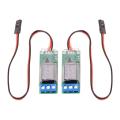 2PCS RC PWM Electronic Relay Switch for RC Airplane DIY Model. 