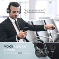 MPOW H19 Hybrid Active Noise Cancelling Headphones, 100H Playtime Over-ear Bluetooth 5.0 Headphones with Rapid Charge, ANC Headphones with Soft Protein Earpads, Hi-Fi Stereo Sounds, Good Bass, 40mm powerful drivers, Wired and Wireless mode, Built-in Mic. 