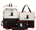 Backpack Set of 4 School Bags for Girls Cute Back to School Bag Kawaii Bags. 