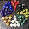 7pcs/set Multifaceted Dice d d d4 d6 d8 d10 d% d12 d20 Polyhedral Games Dice Set Board Game entertainment Dice 6Colors. 