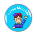 Prefect - Class Monitor School Badge, Pin Button Badges. 
