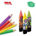 TRICON - 24 COLOR PENCIL (CARTOON VERSION)- COLOUR PENCILS- COLORS- STATIONERY. 