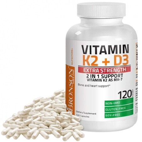 Vitamin K2 + D3 Capsule 120 On Daraz
