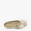 ECS Pearl Bow Flat Pumps For Girls - Shoes For Girls - Kids Footwear. 