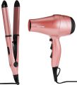 Geepas 4 In 1 Hair Dressing Set | 2000W Portable Hair Dryer, Straightener, Curler with Eva Bag  Ideal for Styling All Hairs, 2 years Warranty. 