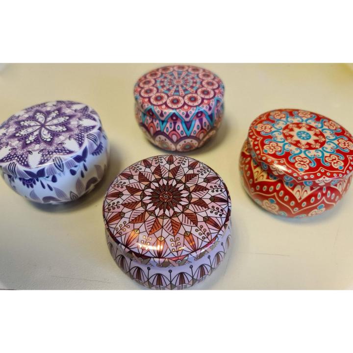 Beautiful attractive Small Tin Decoration Box - Gift Box - Multipurpose