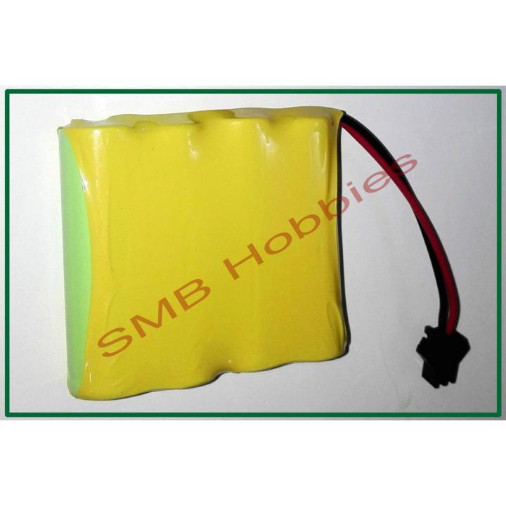 4.8v Rechargeable Battery Pack of AA Size 4 Cells for RC Cars, Toys  SM Connector