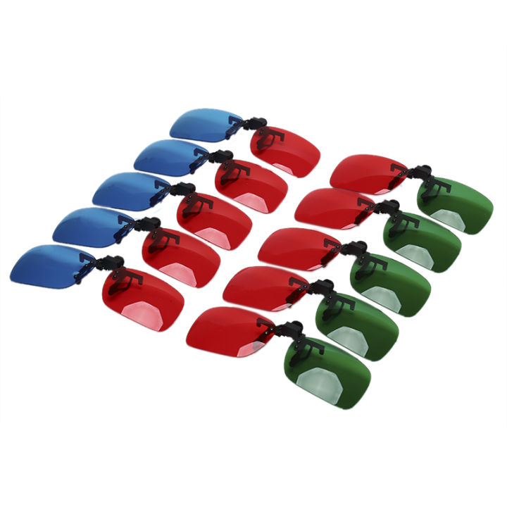 3D Glasses Fits over Most Prescription Glasses for 3D Movies, Gaming and TVA JUE