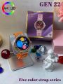 New Gen 22 Ladies Smart Watch - AMOLED Display - Diamond Designed Strap. 