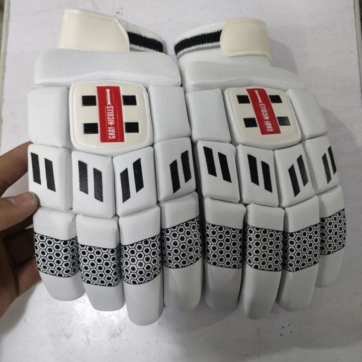 Cricket Batting Gloves White Color Right handed Durable High quality