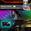 Vocoal LED Strip Lights RGB LED Lights String Lighting Flexible Strip Light Bluetooth APP Music Control Lamp Outdoor IP65 Waterproof Indoor Hotel TV Background Christmas Home Party Birthday Decoration 2M/5M. 