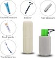 Traveling Toothpaste Case Organizer, Multipurpose Travel Case Organize (Toothbrush, Facewash, Combs, Toothpaste, Shaver, Nail Cutter, Stationary, etc) Easy to Carry, Make your Travel more Convenient and Save your Bag’s Space and Mess.. 