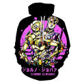 JOJO's Bizarre Adventure Hoodies Anime JOJO 3D Print Streetwear Men Women Harajuku Oversized Sweatshirts Hoodie Pullover Clothes. 