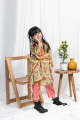KAC-02067| Perot Green & Multicolor | Casual 2 Piece Suit | Cotton Cambric Printed. 