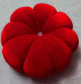 Velvet Round Throw Pillow Cushion Decorative for Home Chair Bed Car Convenient | Flower Velvet Round Cushion. 