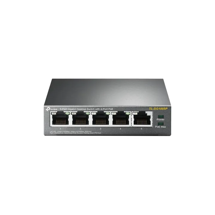 Tplink%205-Port%20Gigabit%20Desktop%20Switch%20with%204-Port%20PoE%20TL-SG1005P%20-%20Image%202