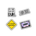Pack Of 5/10/15 Music Stickers for Kids/Teens fans, Waterproof DIY stickers for Decor, Laptop, Water Bottle, Car Cup, Computer, Guitar, Skateboard, Luggage and Bike Bumper etc. 