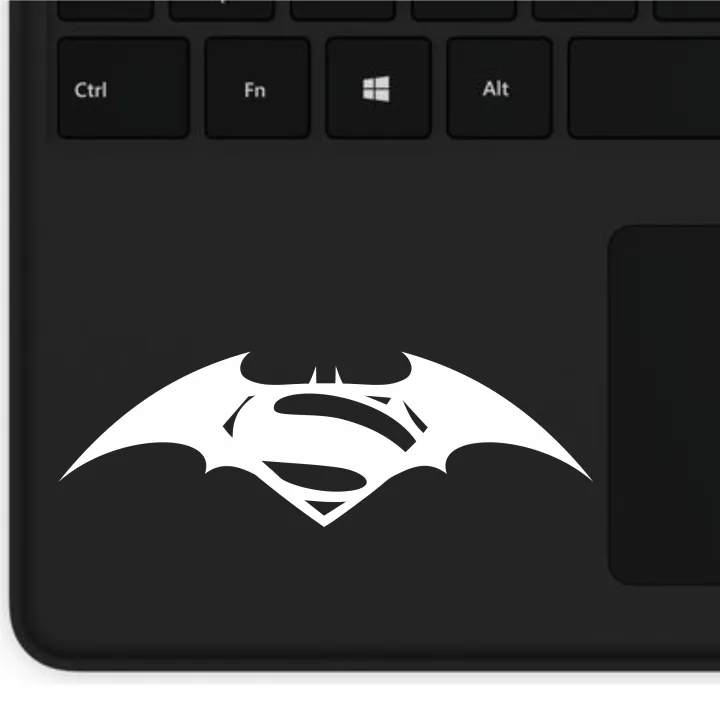 Batman%20Superman%20mix%20Logo%20Laptop%20Sticker%20Decals,%20Laptop%20Stickers%20by%20Sticker%20Studio%20-%20Image%202