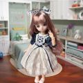 30 cm Barbie Doll Animation Girl Comic Face 6 Points BJD High-Profile Figure Children's Toy Doll Little Princess. 
