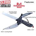 Clever Cutter - 2 in 1 Superior Quality Kitchen Knife with Spring Action - Clever Cutter. 