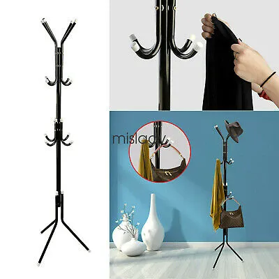 Generic 12 Hooks Coat Hat Clothes Umbrella Stand Metal Steel Vintage Style  Hanger Rack