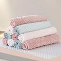 Leaflive-Home Kitchen Towel Super Absorbent Clean Cloth Sink Wipe Coral fleece. 