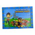Paw Patrol Invitation Cards - 4 Inch By 3 Inch - Invitation Cards - Paw Patrol Theme - Blue - Boys - Pack Of 8. 