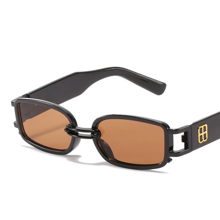 Korean ulzzang style Harajuku rectangle Aesthetic Shades sunglasses For Women/Men
