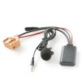 Car Bluetooth 5.0 Aux Cable Microphone AV/AV2 Adapter for A6 A8. 