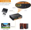 Neoteck 1080P HDMI Audio Extractor, HDMI to HDMI + Optical TOSLINK SPDIF + Analog RCA L/R Stereo Audio Video Splitter Adapter. 