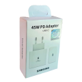 Samsung 45W PD Charger Super Fast Charging Travel Adapter with Type-C Cable. 