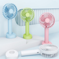 Clairlio Handheld Small Desk Fan USB Rechargeable 1200mAh Mini Fan Ultra Quiet Handy Fan Detachable Base for Home Office Travel Dormitory. 