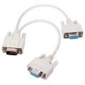 2 Port Vga Splitter Y Cable ( VGA Y CABLE ). 