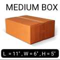 Export Quantity Size MEDIUM (11 * 6 * 5) Inch-Plain Packing Box Bundle of 10 & 20 Box -Shipping Boxes ,Packing Material. 