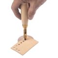 BRADOO-6Pcs Screw Hole Punch Leather Bookbinding Tool,Paper Punch,Craft Punches,6 Tips 1.5M 2mm 2.5mm 3mm 3.5M 4mm. 
