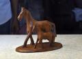 Wooden Horse Sculpture, Two Horse Animal Sculpture, Gorgeous Wooden Statue Home Decor.. 
