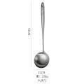 201 Stainless Steel with Spatula with Long Handle Big Strainer Spoon Spatula Spatula and Soup Spoon Fried Ladel Kitchen Supplies Set. 