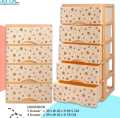 4 layer and 5 layer drawers-Printed cabinet baby clothes & toys storage. 