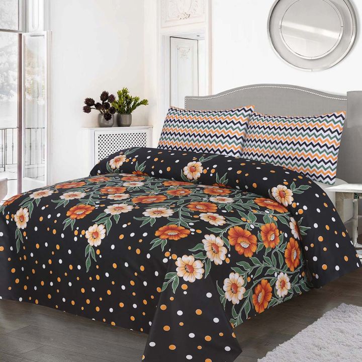 Bedsheet%20King%20Size%20Printed%203D%20polyester%20Cotton%20Bedsheets%20with%202%20Pillow%20Covers%20-%20Image%202
