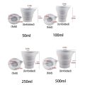 Durable With Scale Foldable Silicone Measuring Cup Mix Cup Reusable Epoxy Resin DIY Cups Portable Multi-spec Graduated Cup Casting Resin. 