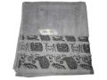 1-PC Luxury Bath Towel Premium Natural Bamboo & Cotton Composition - Ultra Absorbent & ECO-Friendly - Silver. 