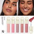 Lakerain 5 colors Makeup Liquid Blush Waterproof Sweatproof Not Fade Natural Cheek Tint Creamy Velvet Matte Blush. 