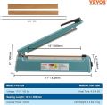 Ibico Impulse Sealer Machine PFS 300mm (12 Inch) Iron Body – 8 Adjustable Heat Levels, Instant Freshness Sealing, 210W Power, Ideal for PP, PE, Nylon Bags, Quick & Efficient. 