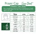 Premium Quality Suiting Fabric Soft Namaz Topi Prayer Cap Islamic Hat. 