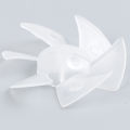 1 Pcs Small Power Mini Plastic Fan Blade 6 Leaves For Hairdryer Motor Encounter. 