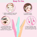 Eyebrow Razor, Multi-Purpose Exfoliating Dermaplaning Tool for Women and Men, Easy to Use, Pack of 3 Tinkle Eyebrow Razor, Facial Hair Remover Eyebrow Trimmer, Sharp Mini Makeup Shaper`. 