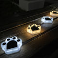 Solar energy bear paw ground Buried lights Outdoor courtyard small yard outdoor waterproof garden layout villa decoration lawn l. 