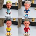 Soccer stars 7cm Height Cairo And Messi Football Mini Dolls Cartoon Player Figures Action Movable Christmas Gift For Collection. 