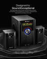Audionic Max 550 BT Plus 2.1 Channel Bluetooth Speaker | 20W Multimedia Home Theater Speaker | 5" Woofer with Dual Satellite Speakers | USB, Micro SD & AUX | LED Display | Remote Control | Powerful Bass Sound System. 