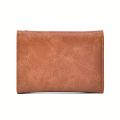 Billetera Sólida Para Mujer Con Decoración De Remaches Nuevos Para Mujeres, Con Textura Y Espacio Para Tarjetas De Crédito. 